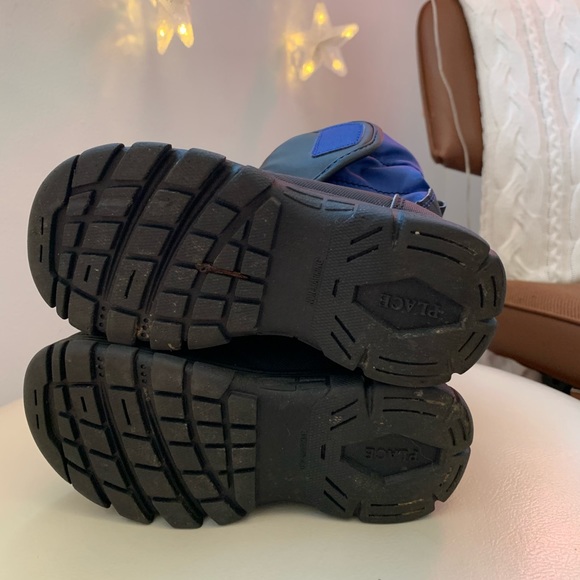 Snow boots size 10, blue & black Velcro - Picture 4 of 6